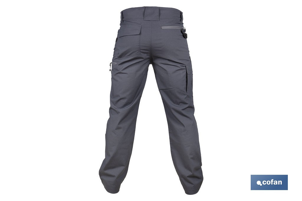 PANTALÓN DE TRABAJO LOKI ELASTANO 215 G/M2 GRIS ANTRACITA TALLA 56