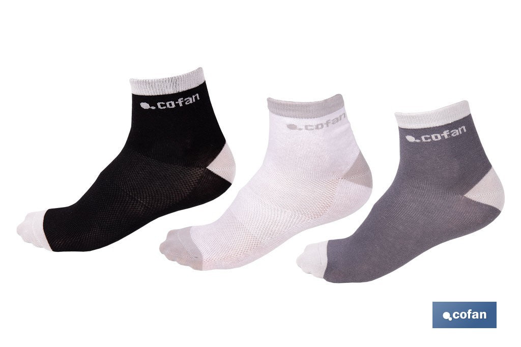 SET DE 3 PARES DE CALCETINES CAÑA MEDIA TALLAS 36-41