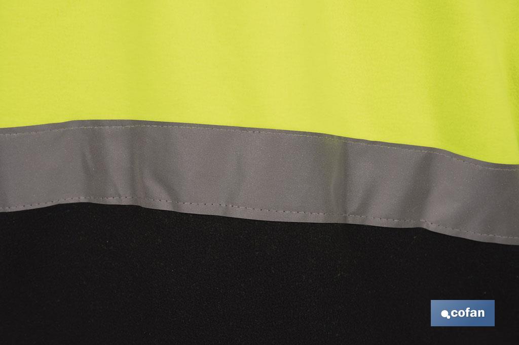 FORRO POLAR DE ALTA VISIBILIDAD MODELO ALTAIR AMARILLO Y AZUL TALLA XL