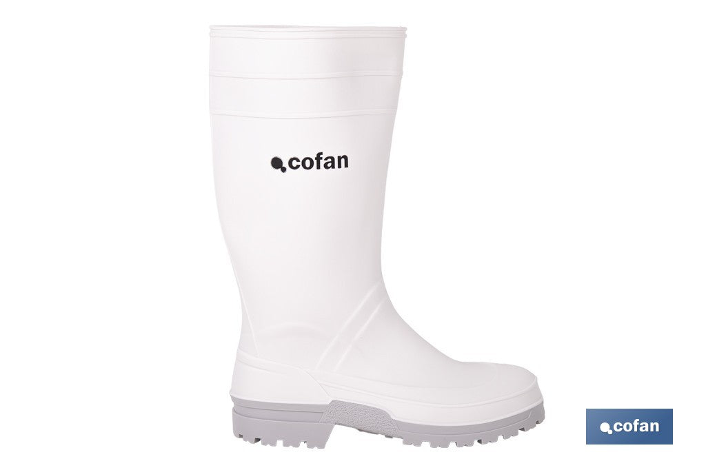 BOTA AGUA PVC BLANCA TALLA 47