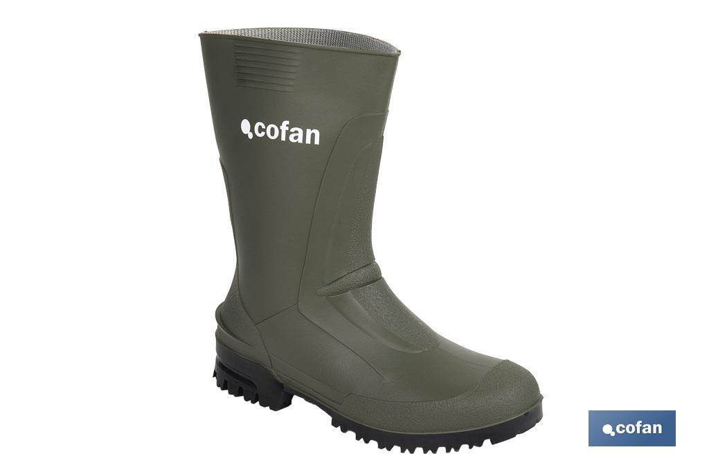 BOTA PVC VERDE MEDIA CAÑA TALLA 47
