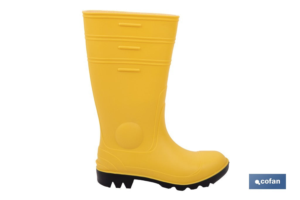 BOTA AGUA S5 AMARILLA T-37