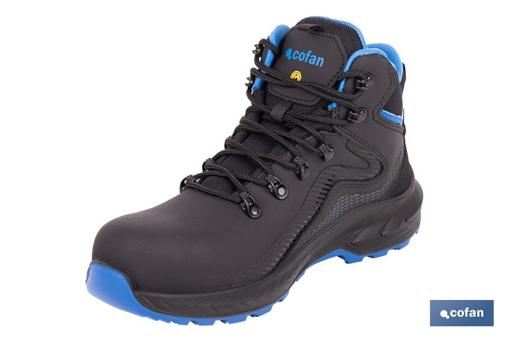 BOTA SPORT S3L FO SR AZUL/NEGRO MODELO NAMUR TALLA 39