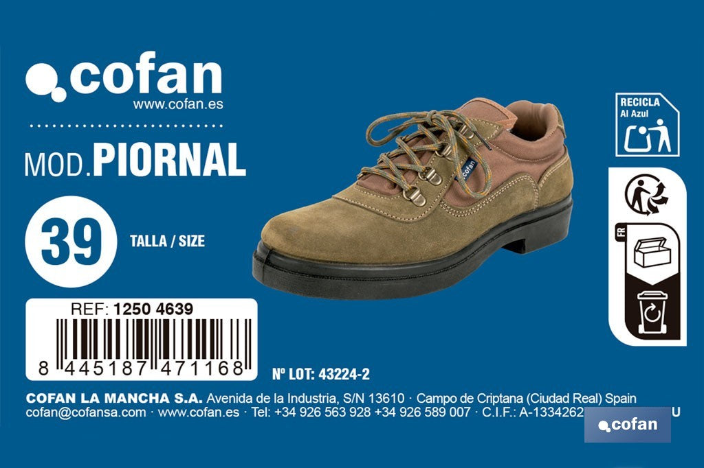 ZAPATILLAS TREKKING KAKI MODELO PIORNAL TALLA 39