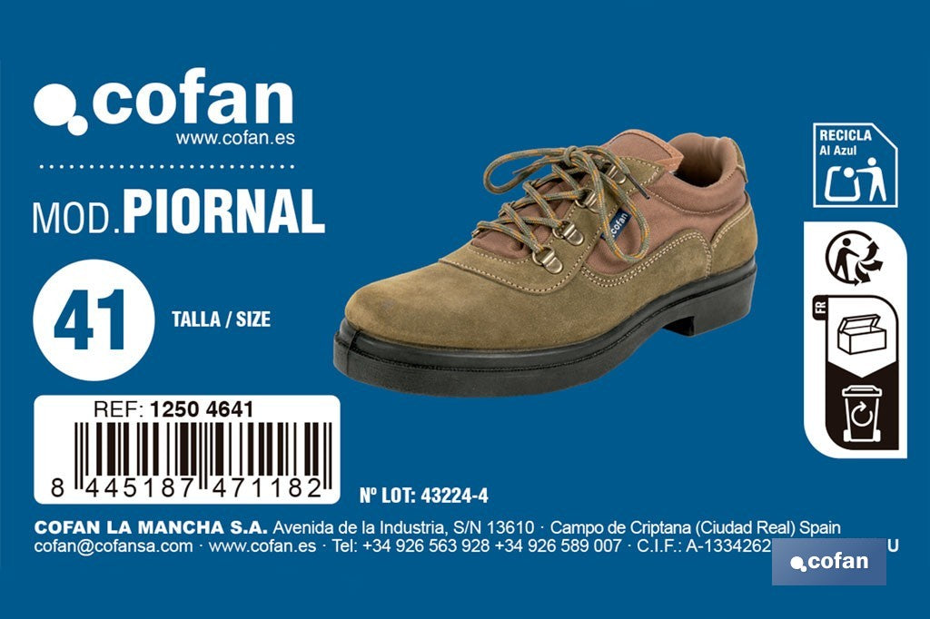 ZAPATILLAS TREKKING KAKI MODELO PIORNAL TALLA 41