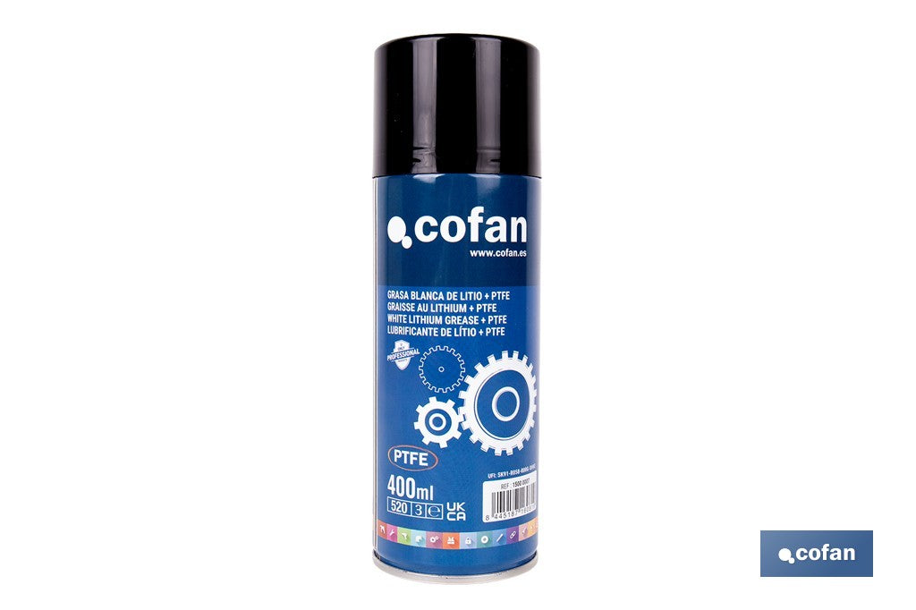 GRASA BLANCA DE LITIO+PTFE 400 ML