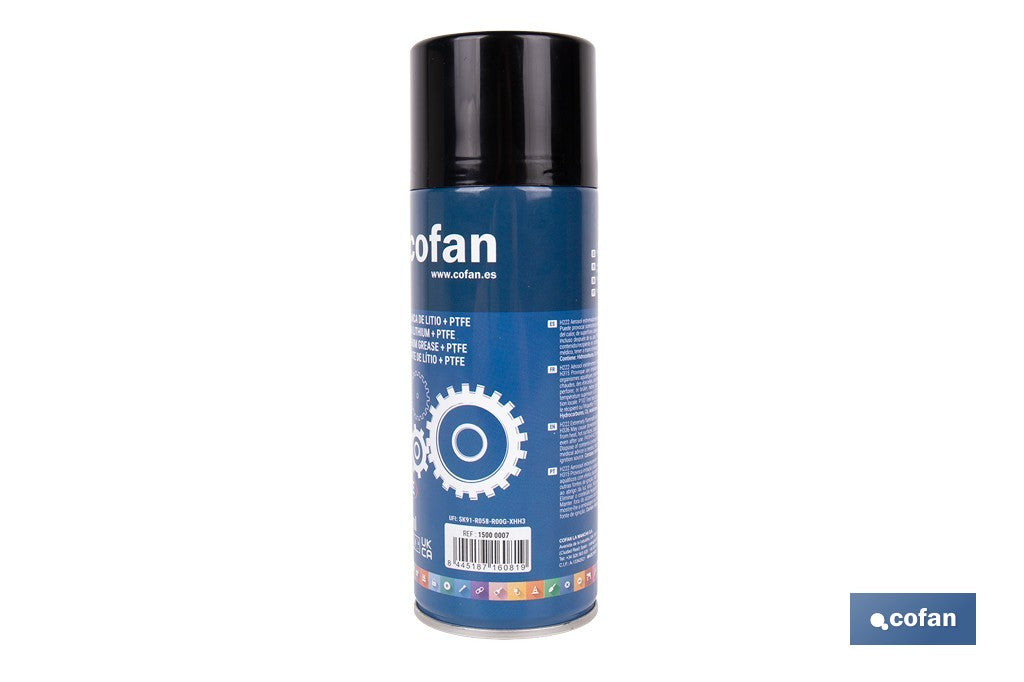GRASA BLANCA DE LITIO+PTFE 400 ML