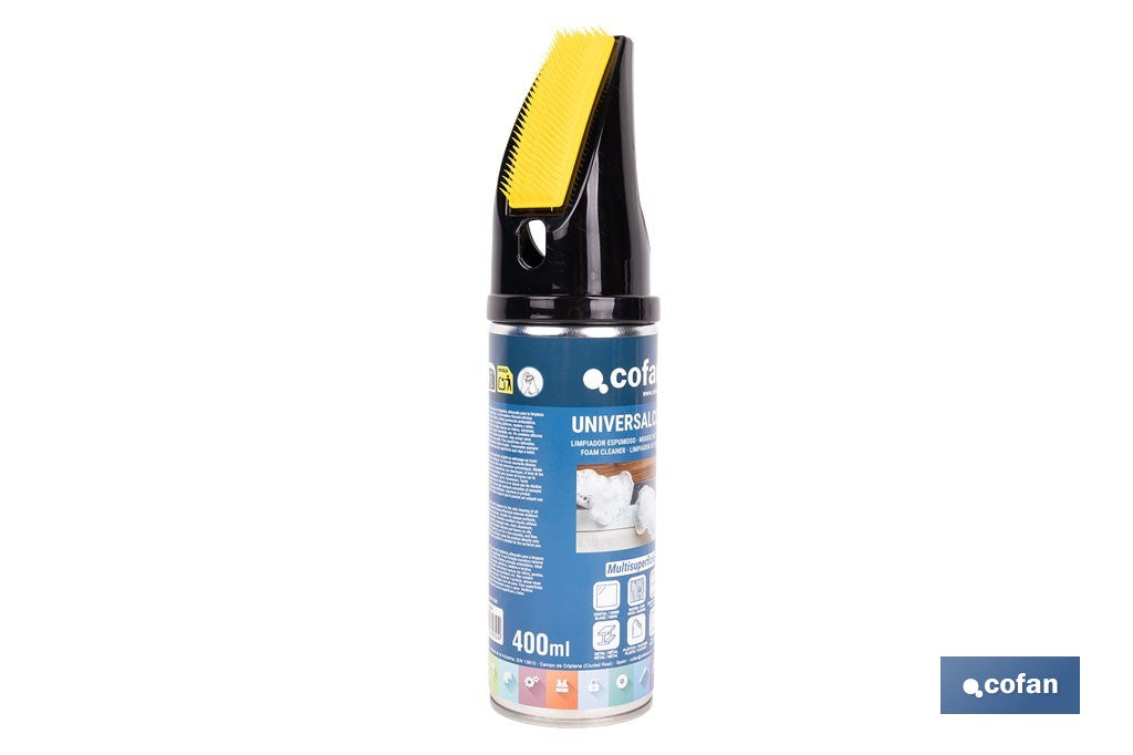 LIMPIADOR ESPUMA UNIVERSAL 400 ML