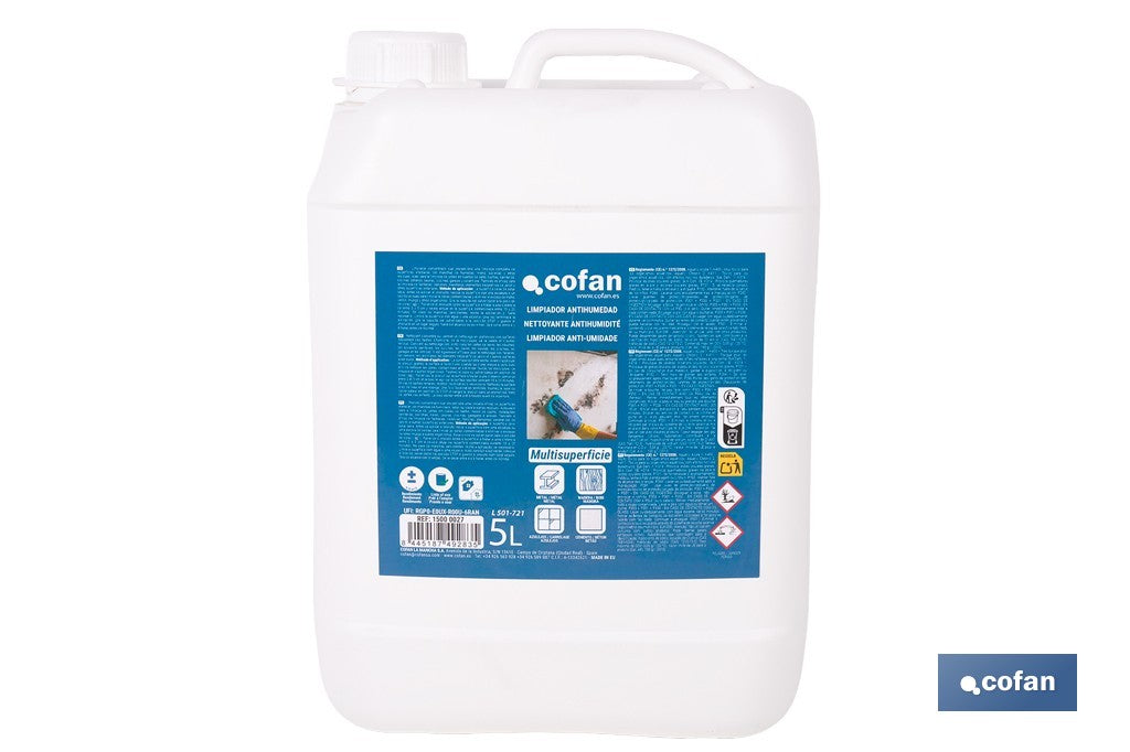 LIMPIADOR MULTISUPERFICIE ANTIHUMEDAD INDUSTRIAL 5 L
