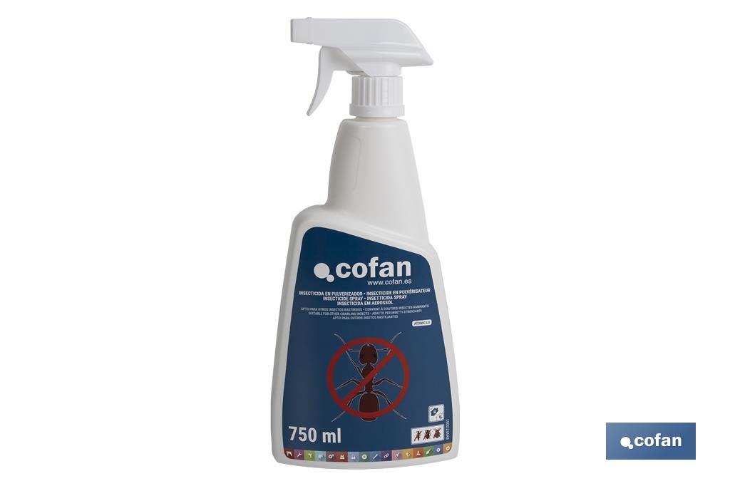 INSECTICIDA EN PULVERIZADOR HORMIGAS 750 ML