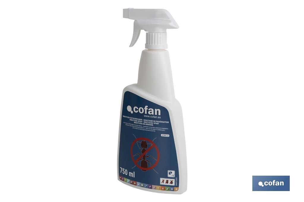 INSECTICIDA EN PULVERIZADOR HORMIGAS 750 ML
