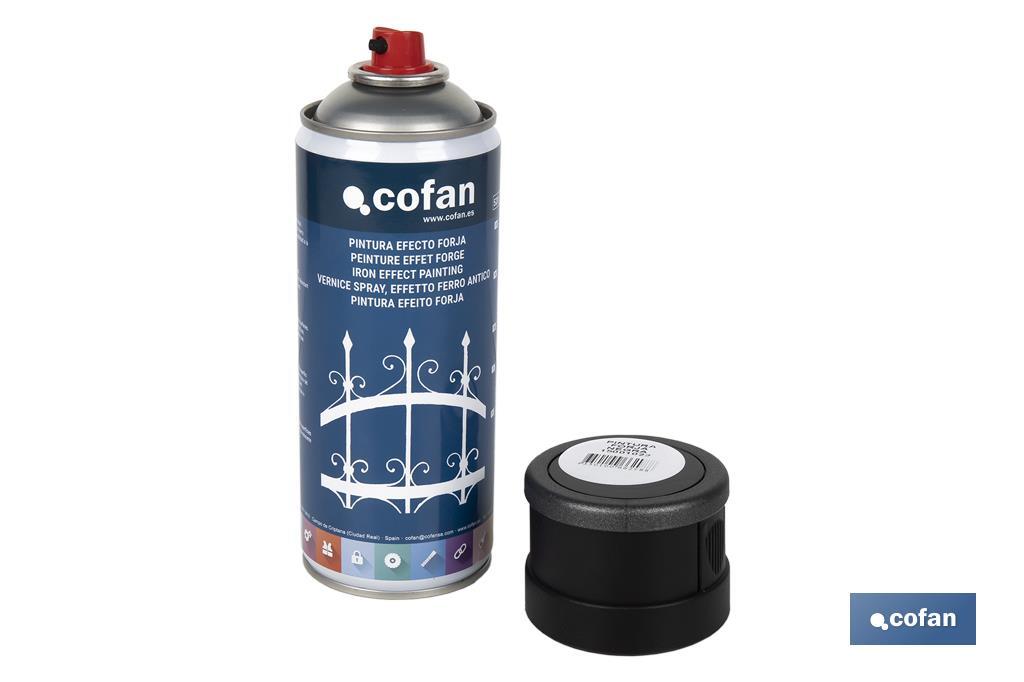 PINTURA EFECTO FORJA NEGRO 400 ML
