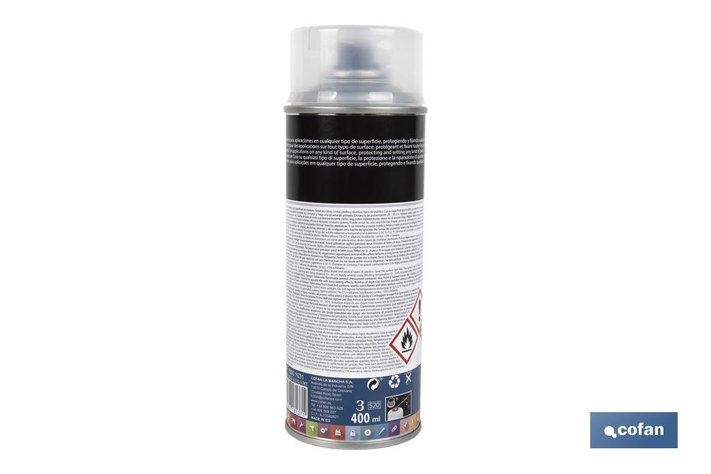 BARNIZ TRANSPARENTE BRILLO 400ML