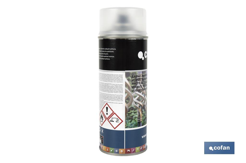 BARNIZ TRANSPARENTE MATE 400ML