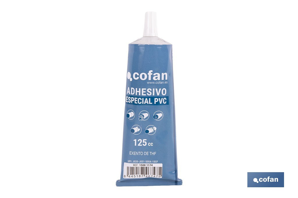 ADHESIVO PARA PVC 125 ML AGUA POTABLE