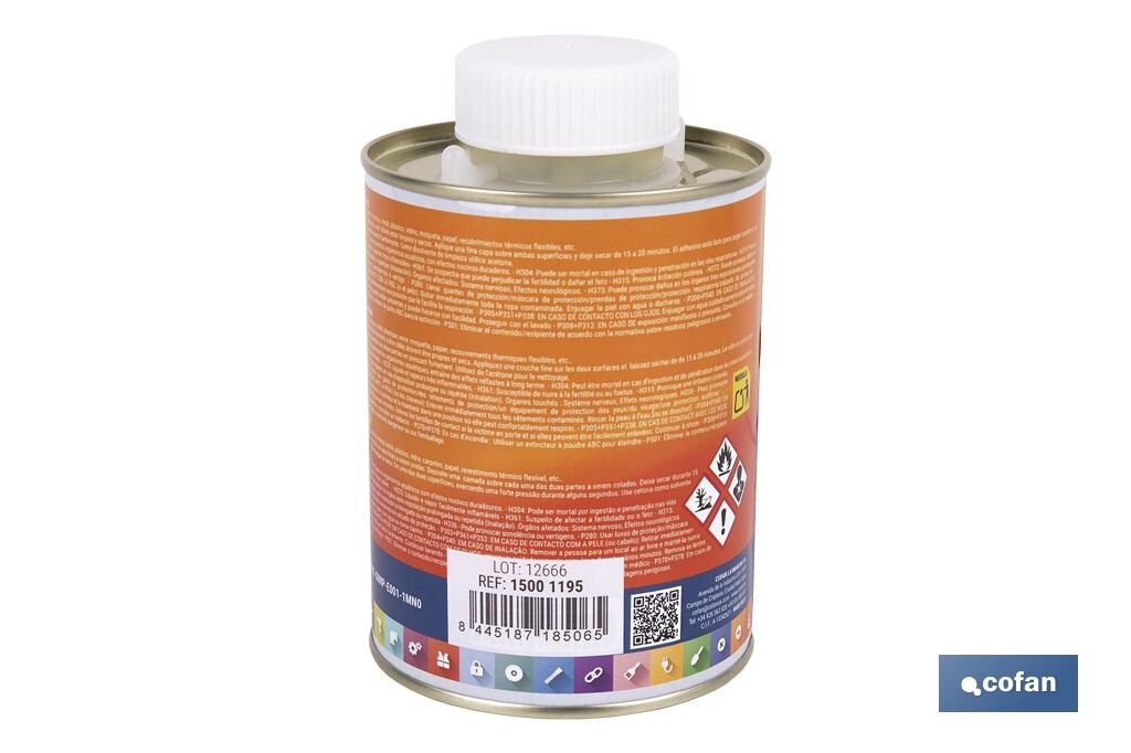 BOTE ADHESIVO CONTACTO CON PINCEL 500 ML