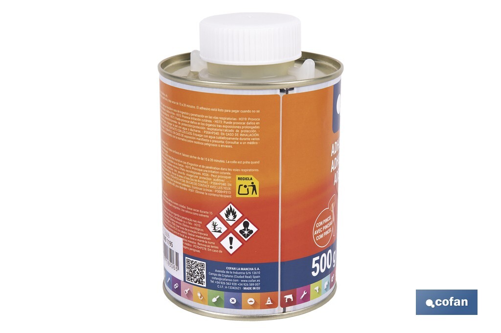 BOTE ADHESIVO CONTACTO CON PINCEL 500 ML