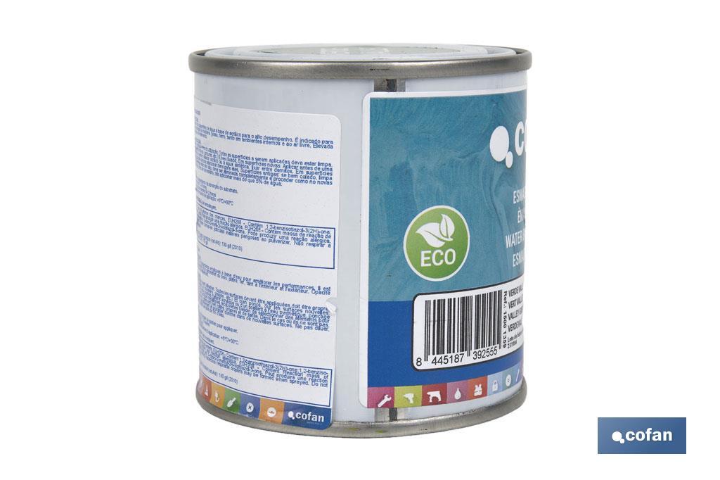 ESMALTE AL AGUA (125 ML) VERDE VALLE BRILLO