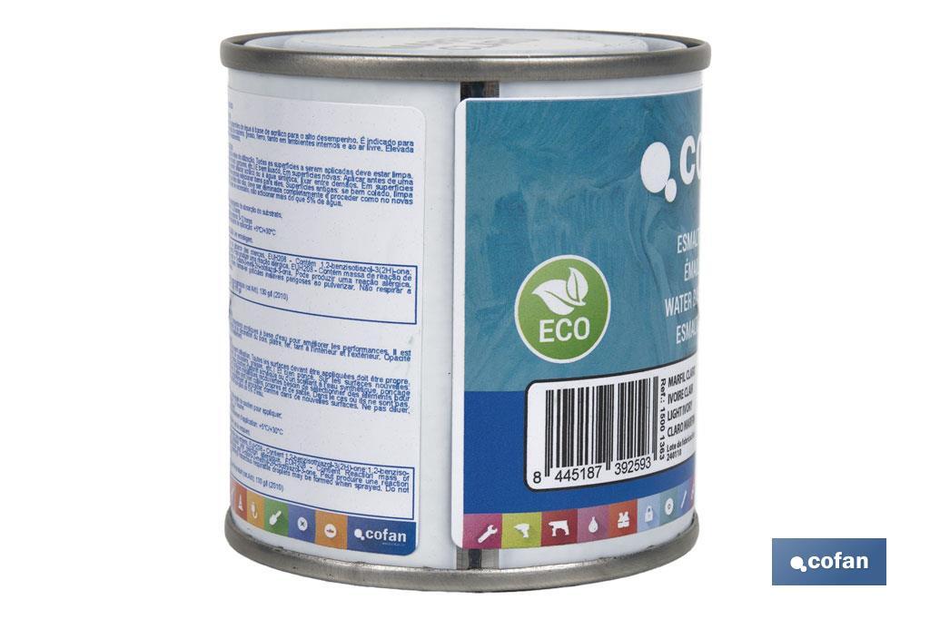 ESMALTE AL AGUA (125 ML) MARFIL CLARO BRILLO