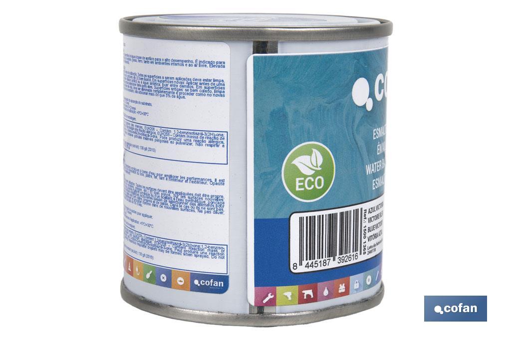 ESMALTE AL AGUA (125 ML) AZUL VICTORIA BRILLO