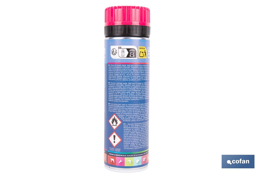 MARCAJE DE OBRA FLUORESC. FUCSIA 500ML