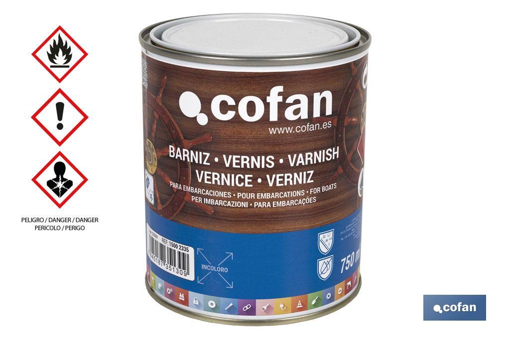 BARNIZ PARA EMBARCACIONES INCOLORO 750 ML