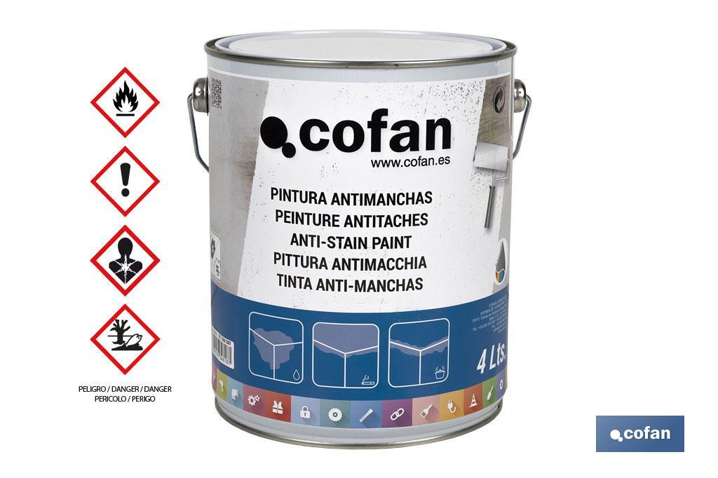 PINTURA ANTIMANCHAS AL DISOLVENTE 4 L