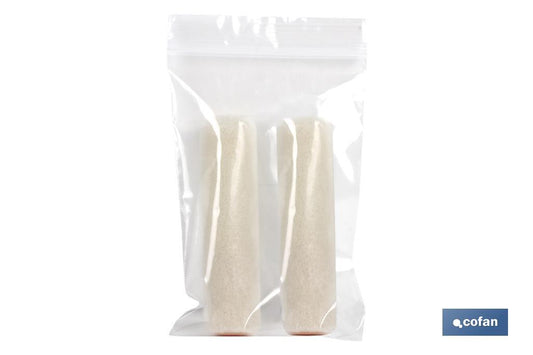 PACK 2 RECAMBIOS Rodillos Mini VELOUR 11CM
