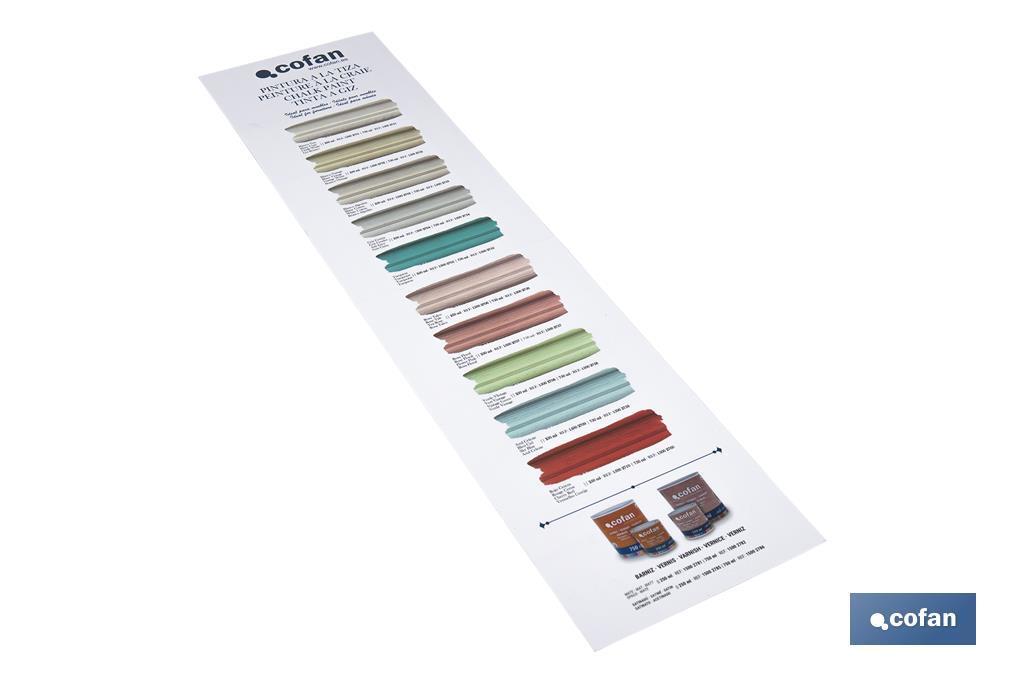 CARTA DE COLORES PINTURA A LA TIZA CHALK PAINT