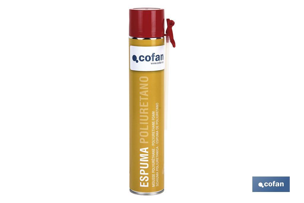 ESPUMA POLIURETANO 750ML 45L MANUAL