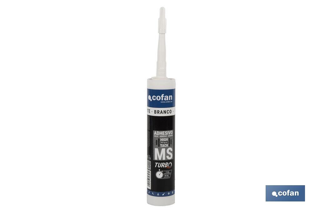 ADHESIVO MS TURBO HIGH TACK 290 ML BLANCO