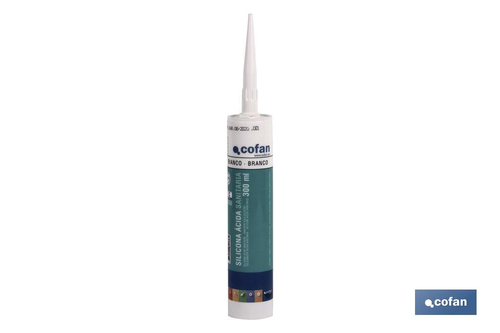 SILICONA ÁCIDA SANITARIA 300 ML BLANCO