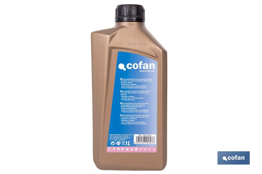 ACEITE ESPECIAL CADENAS MOTOSIERRA 1L