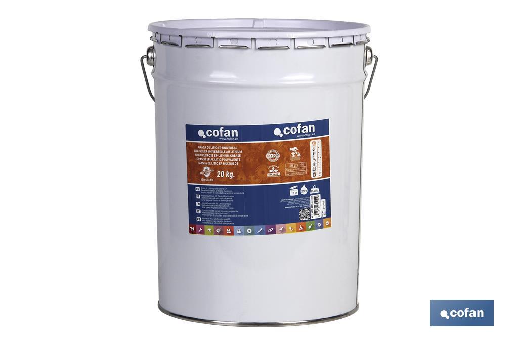 GRASA LITIO ISO 6743/9 EP ENVASE 20 KG