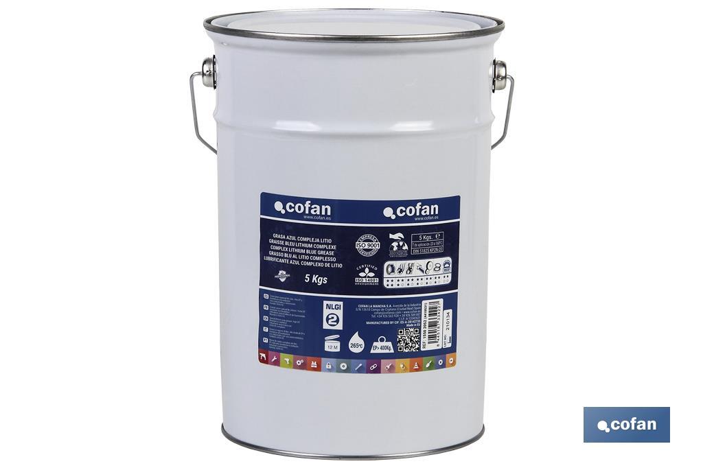 GRASA AZUL COMPLEJA DE LITIO ENVASE 20 KG
