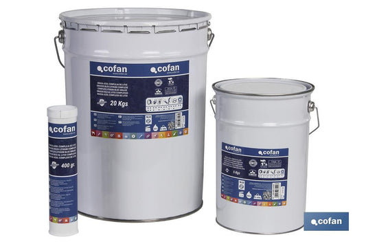 CARTUCHO GRASA AZUL COMPLEJA LITIO 400 grs