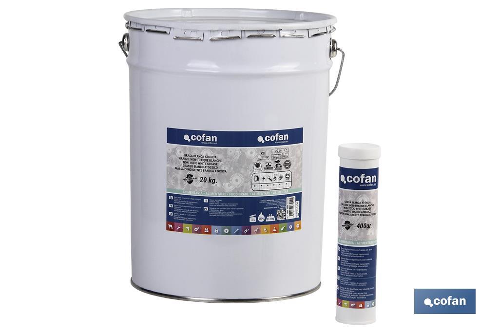 CARTUCHO GRASA BLANCA ATOXICA ALIMENTARIA 400 grs