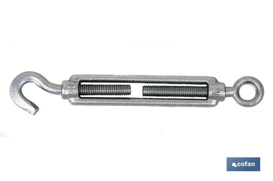 TENSOR GANCHO-ANILLA INOX M-6 Venta unitaria