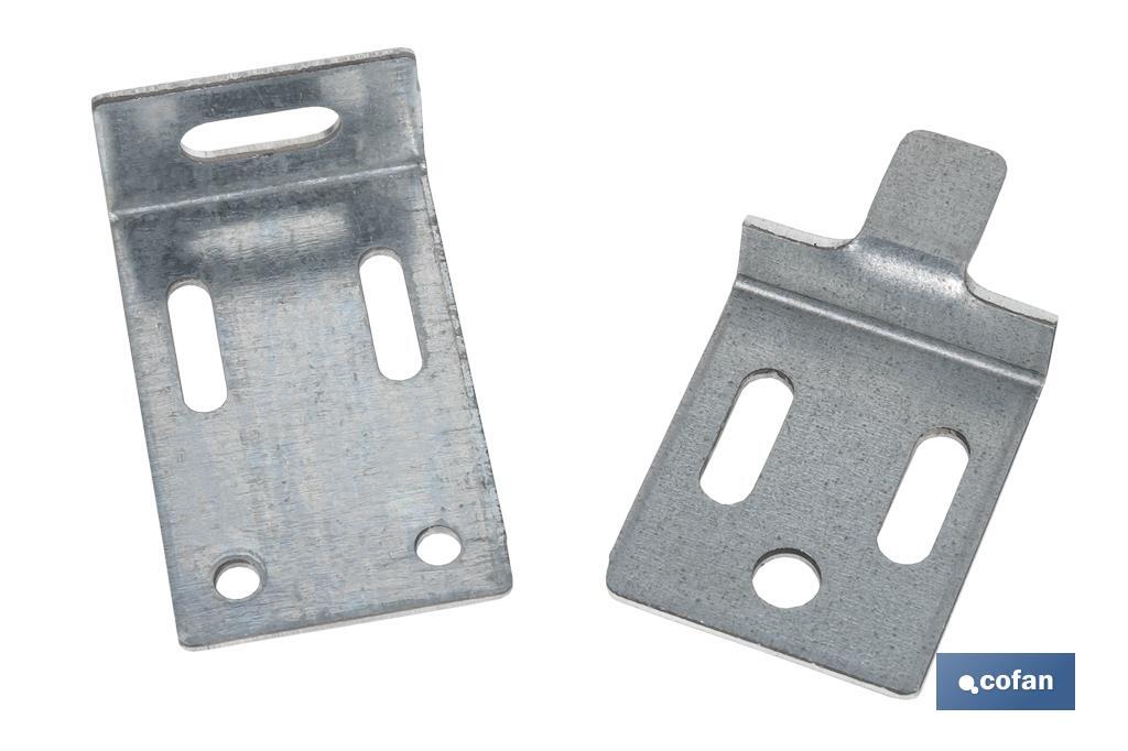 SET COLGADOR ESCUADRA 30 MM VENTA UNITARIA