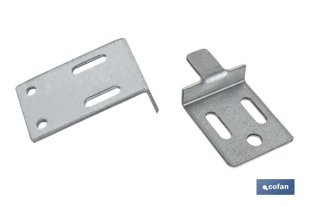 SET COLGADOR ESCUADRA 30 MM