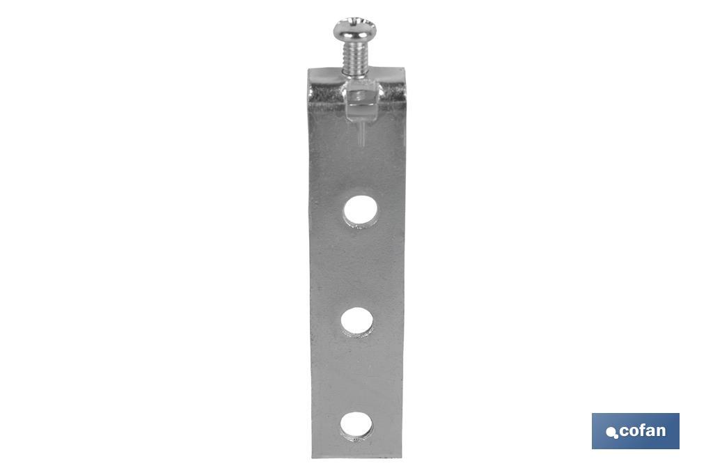 GANCHO COLGADOR ZINCADO CON TORNILLO REGULADOR VENTA UNITARIA