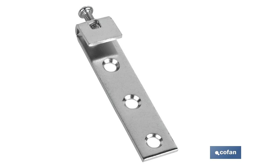 GANCHO COLGADOR ZINCADO CON TORNILLO REGULADOR VENTA UNITARIA