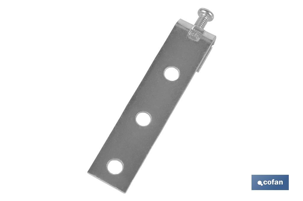 GANCHO COLGADOR ZINCADO CON TORNILLO REGULADOR VENTA UNITARIA