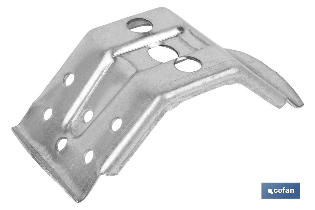ESCUADRA DE MESA CON REFUERZO 70 MM VENTA UNITARIA