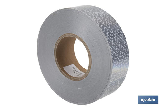 ROLLO RETROREFLECTANTE CONTINUO - 50M BLANCO