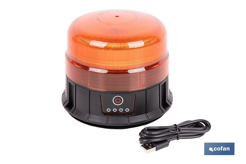 LUZ GIRATORIA 39 LED SMD IMÁN RECARGABLE