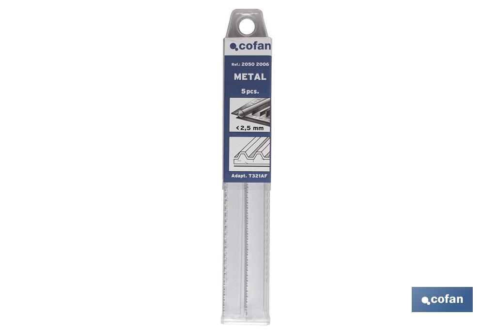 SIERRA CALAR (5PCS) T118BF BIME 67X1,9-2,3 METAL