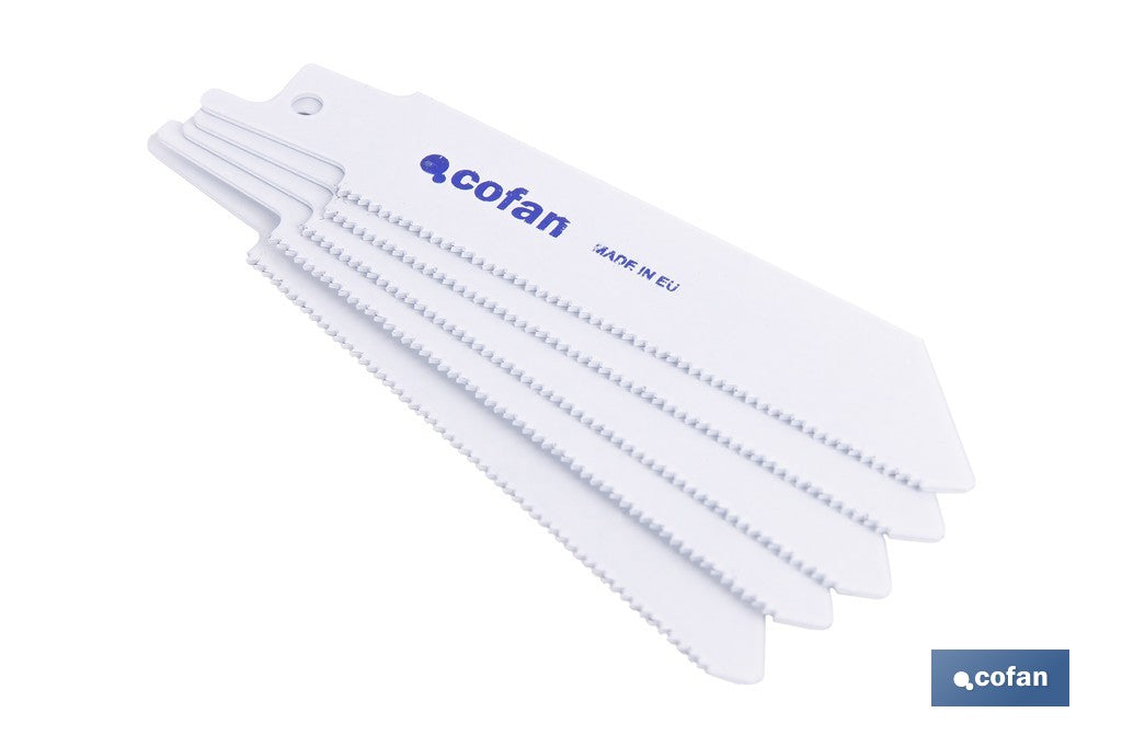 HOJA DE SIERRA DE SABLE (5PCS) BIMETAL 80X18  -  METAL