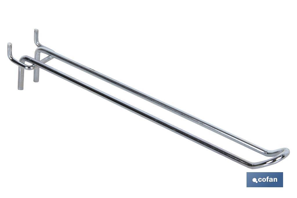 GANCHO BLISTER DOBLE 150X5 MM
