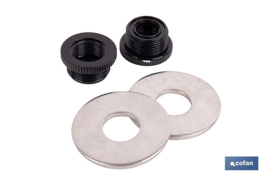 KIT DE ARANDELAS Y ADAPTADORES DE ROSCAS PARA BANDEJA DE GRIFERIA 21001157
